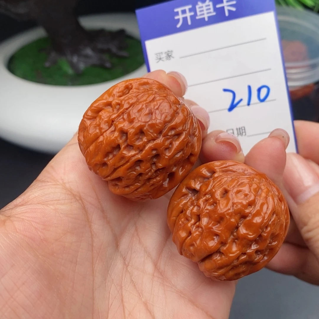 文玩核桃把件35甲骨文210