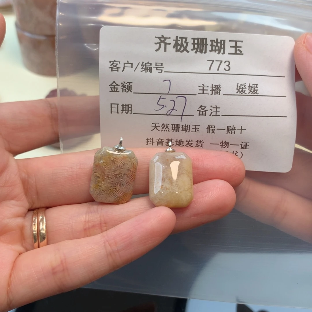 硅化珊瑚（珊瑚玉）未镶嵌颈饰都****