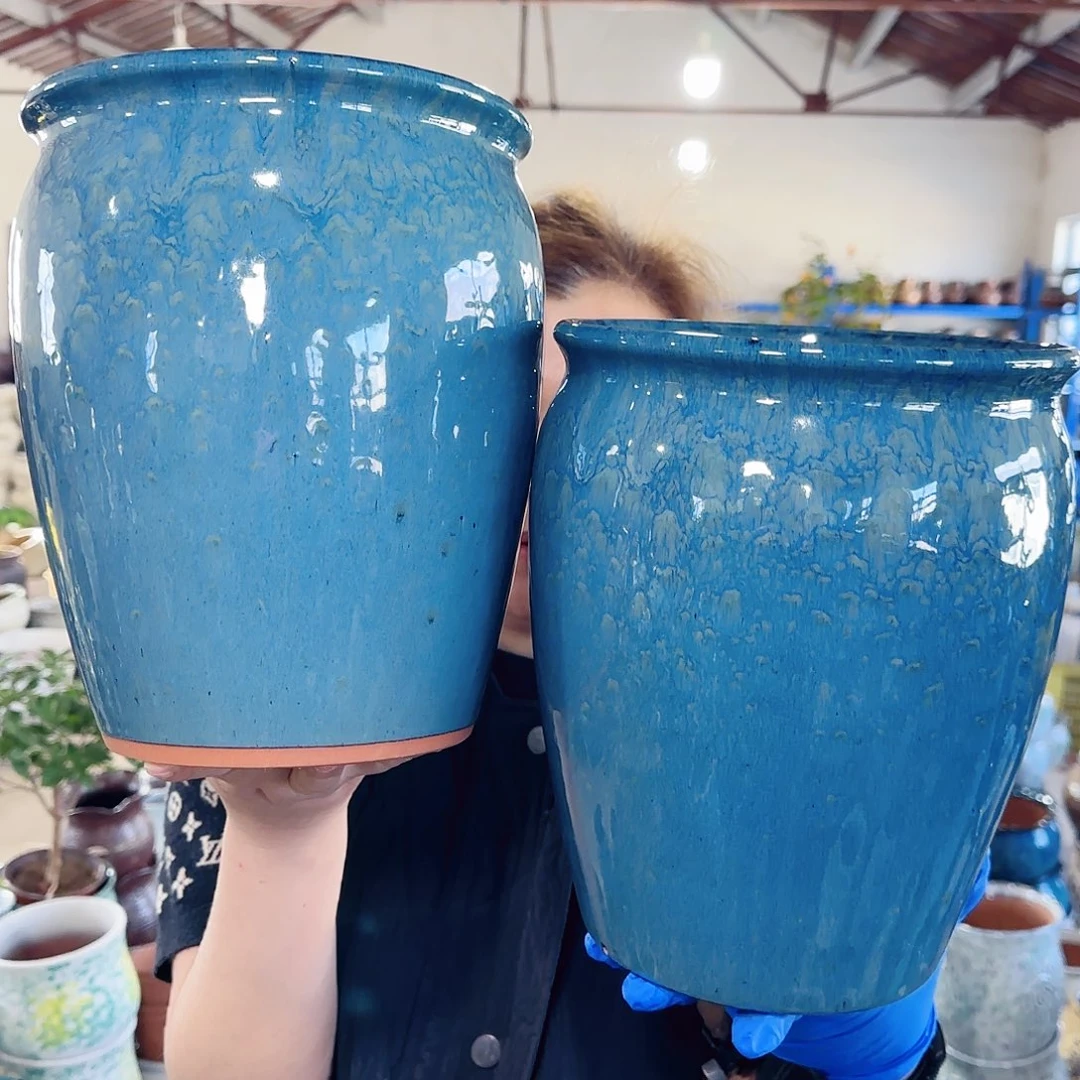 紫砂花盆高25口20
