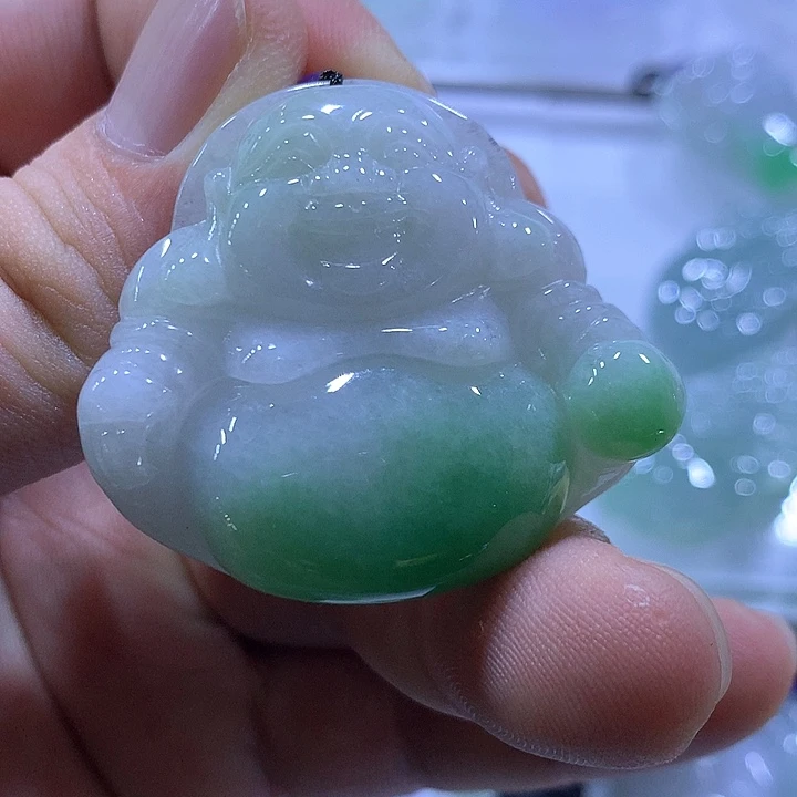 颈饰未镶嵌翡翠天然翡翠A货吊坠