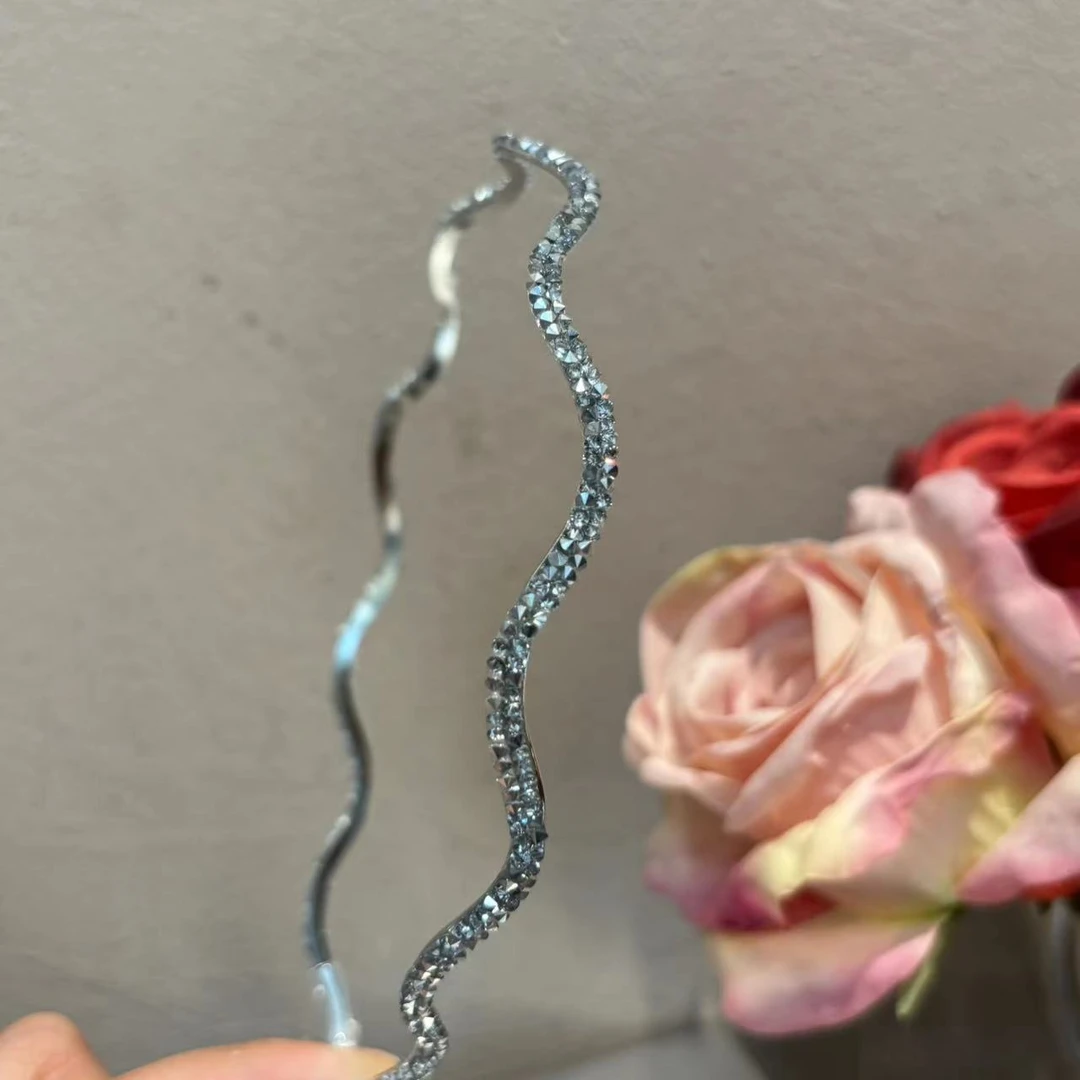 韩国波浪闪闪发箍f128