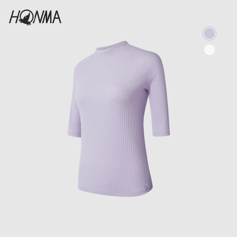 【专业高尔夫】HONMA女士打底衫显瘦亲肤插肩袖五分袖HWKQ704H209