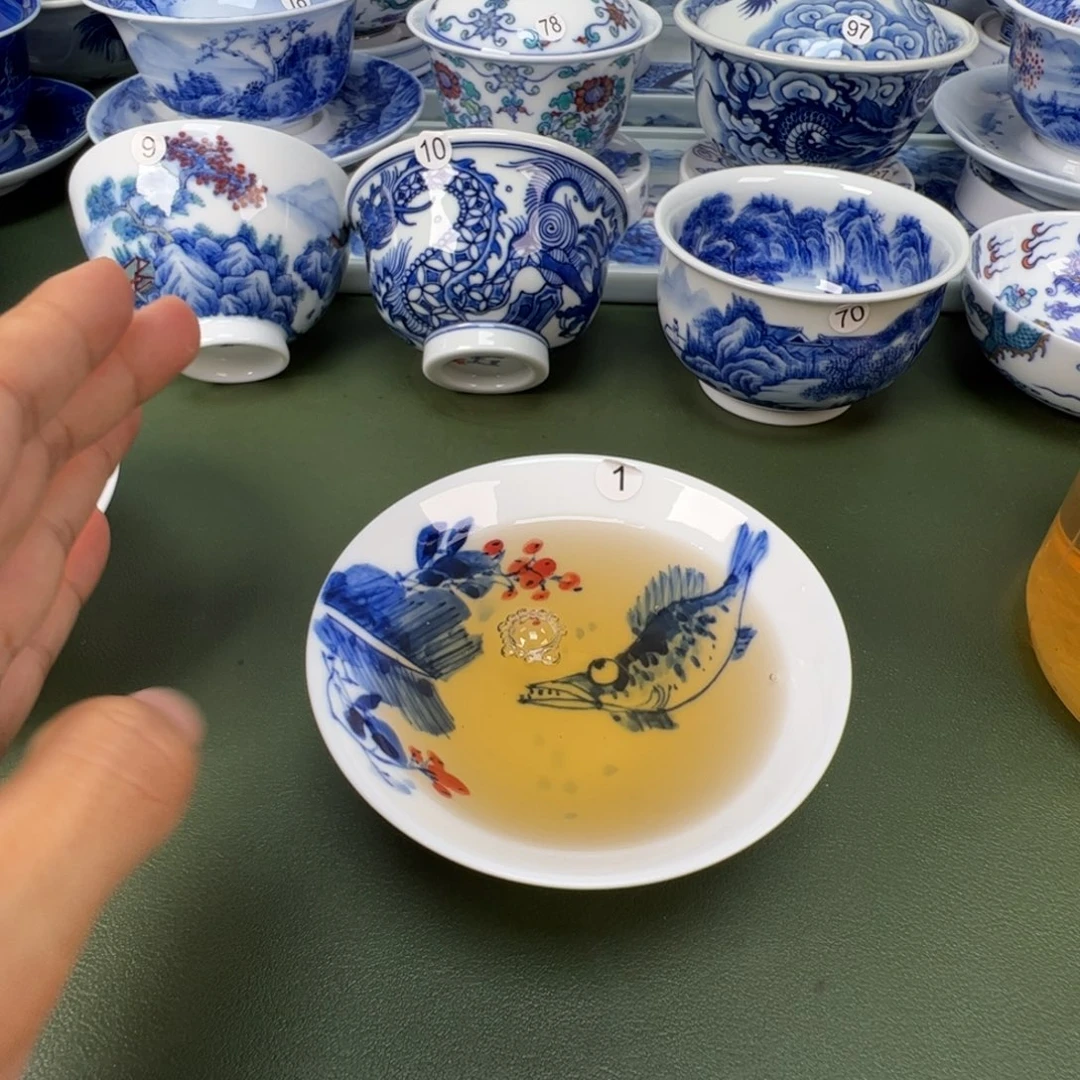 木木景德镇纯手工纯手绘茶具1