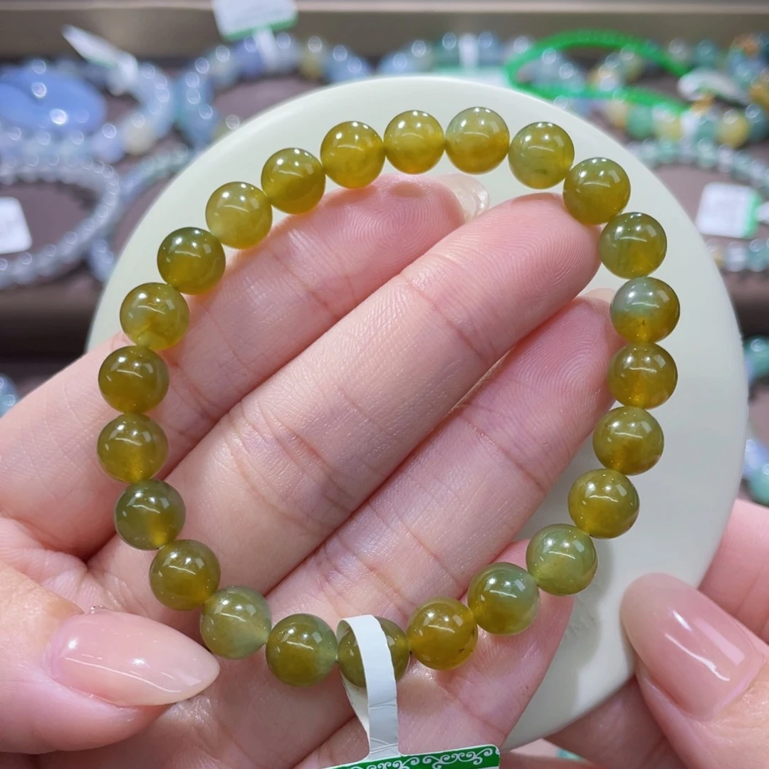 未镶嵌手链翡翠秋香卡7.7