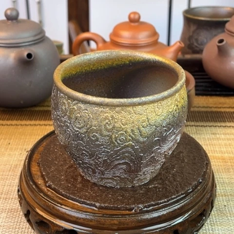 茶壶紫砂底槽青柴烧240c c