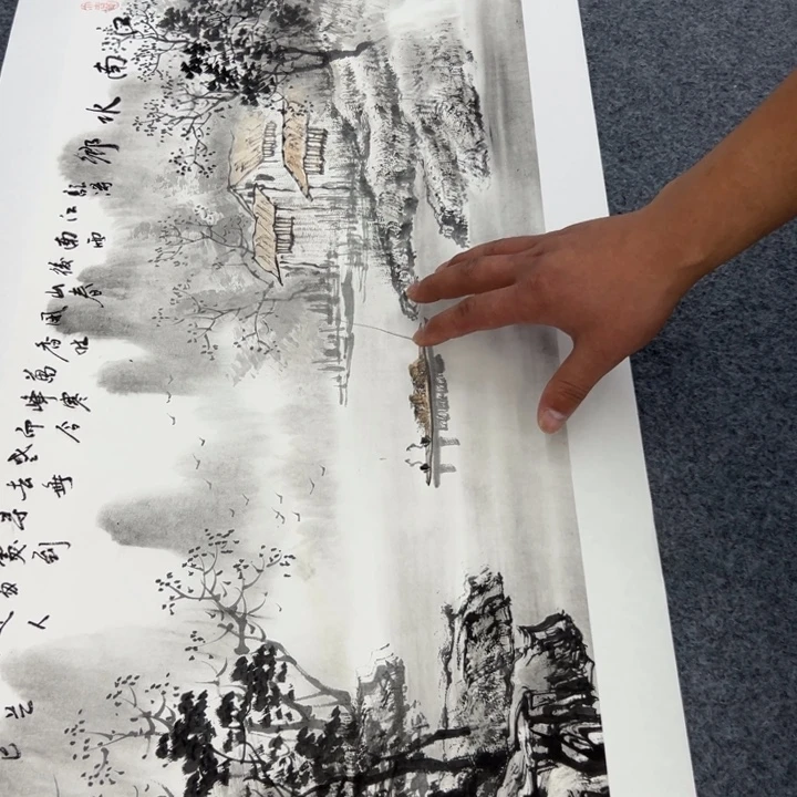 国画宣纸纯手绘字画