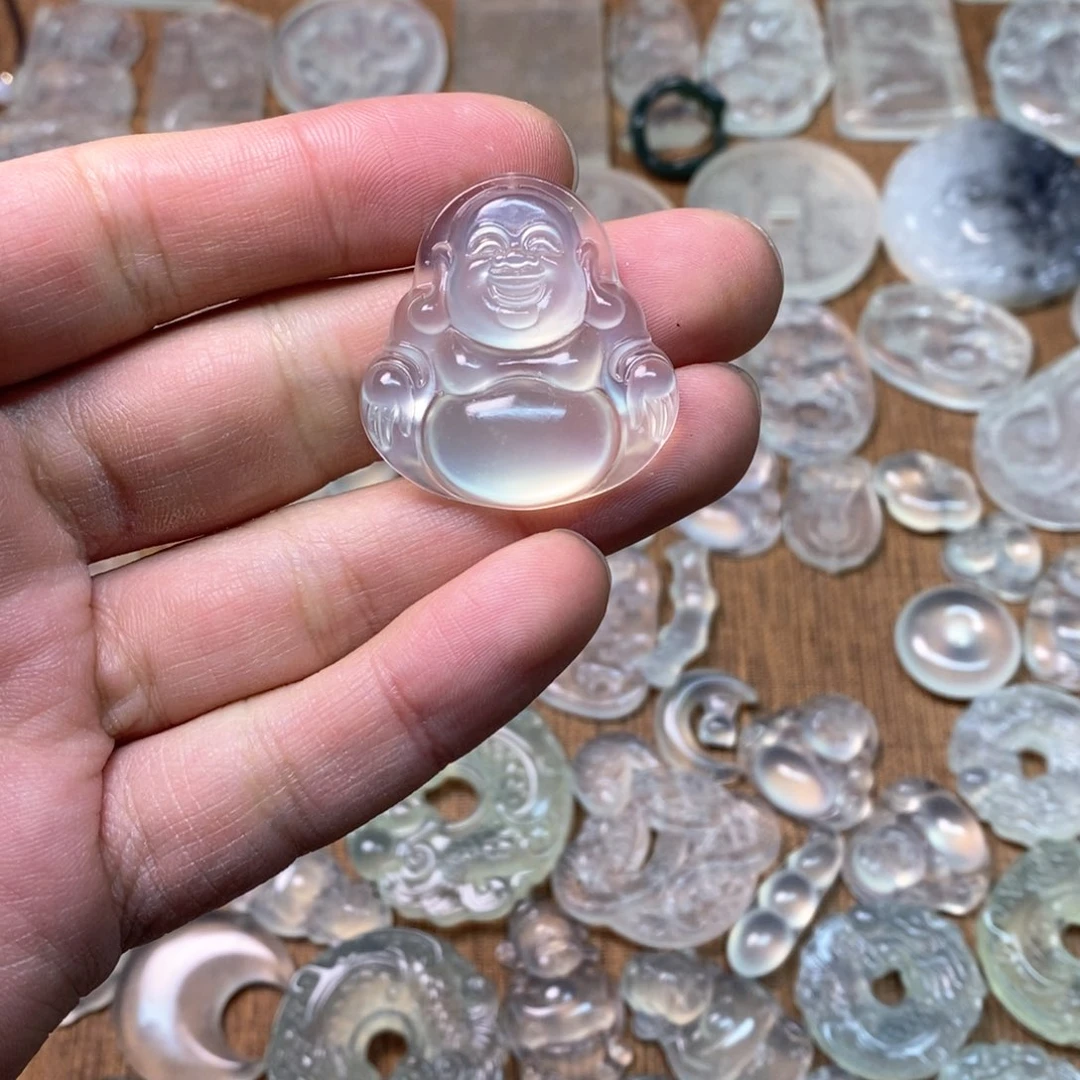 岫玉吊坠(不含链)未镶嵌