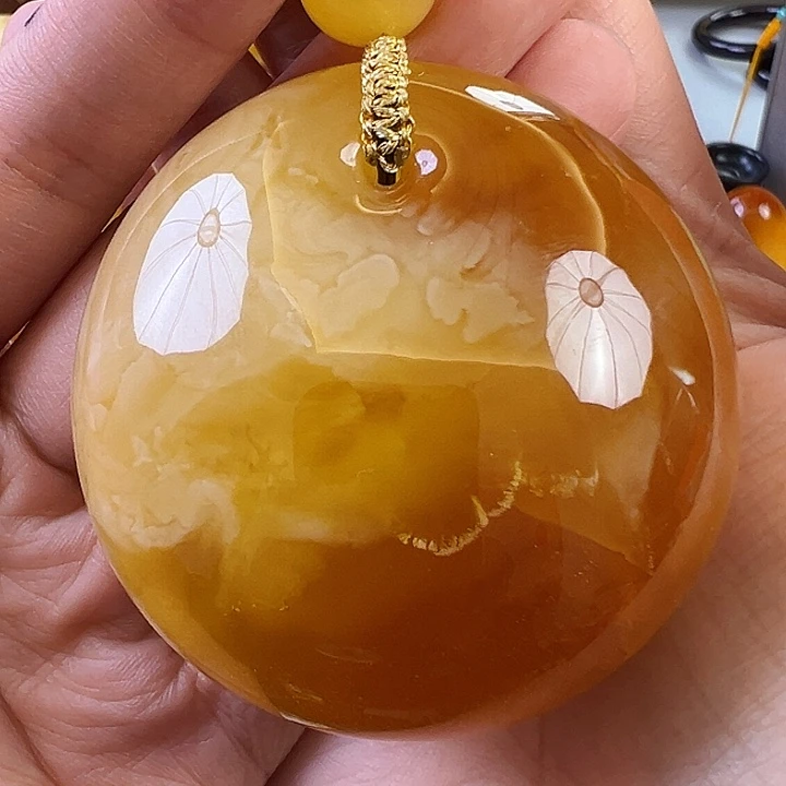 蜜蜡颈饰未镶嵌蜜蜡