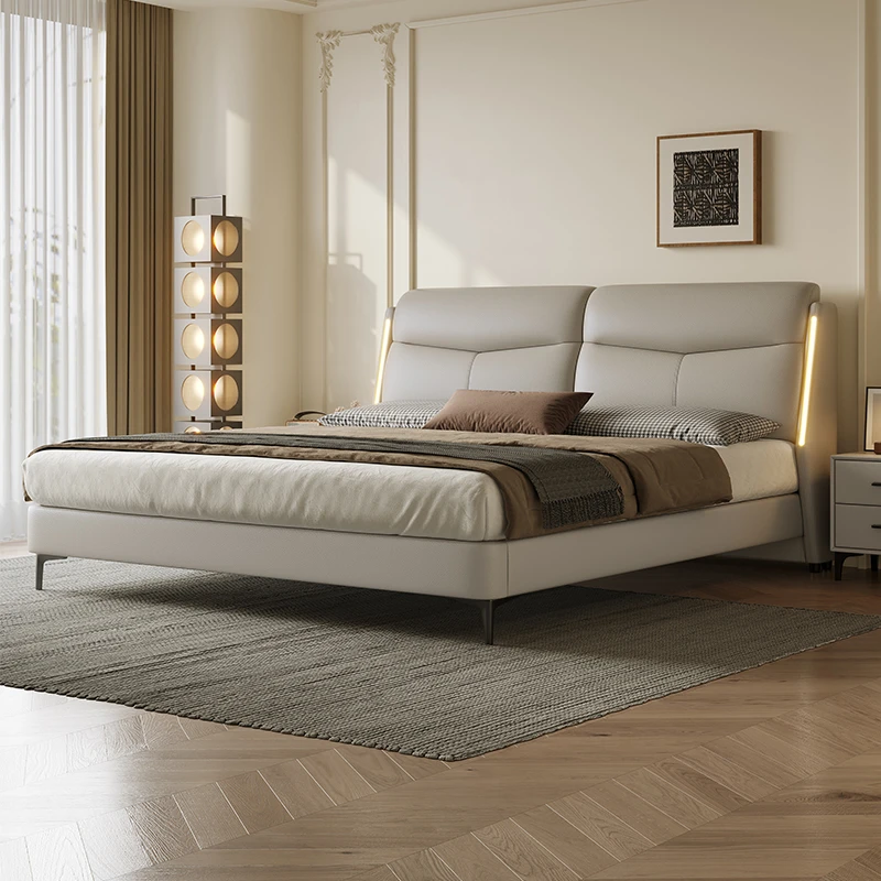 拉萨发货西藏包邮实木床主卧双人大床现代简约1.8米婚床1.5米