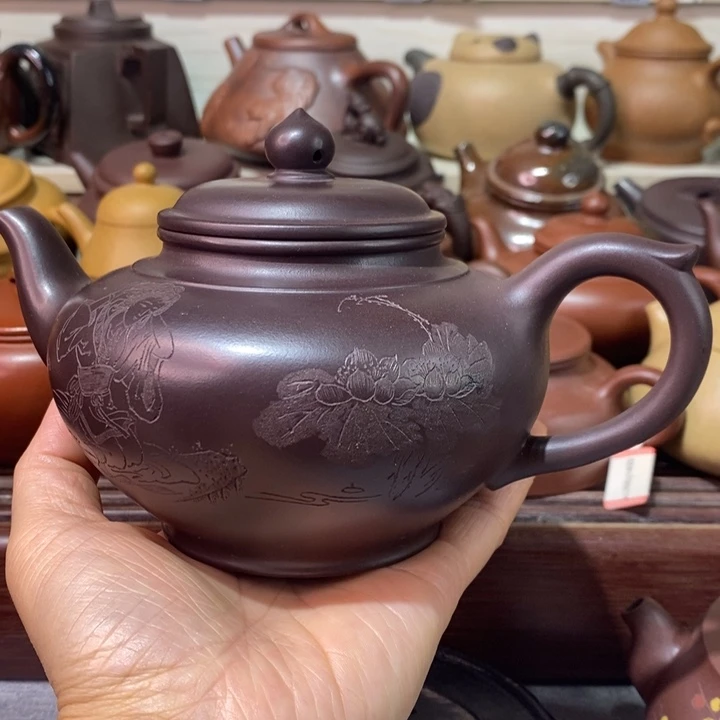 茶壶紫砂微瑕处理一把