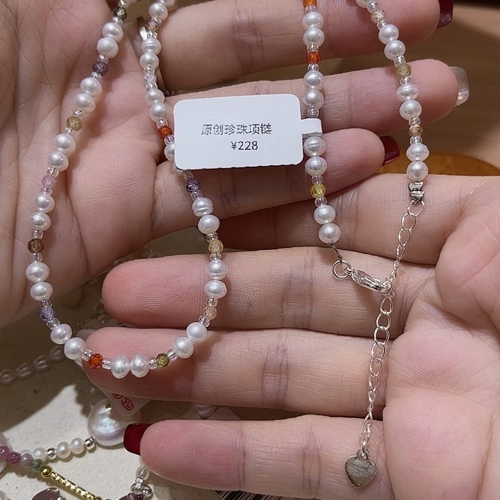 手绳合金淡水珍珠