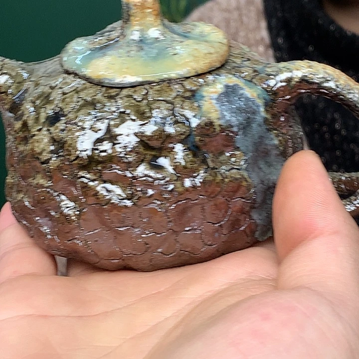 紫砂柴烧纯自然柴烧