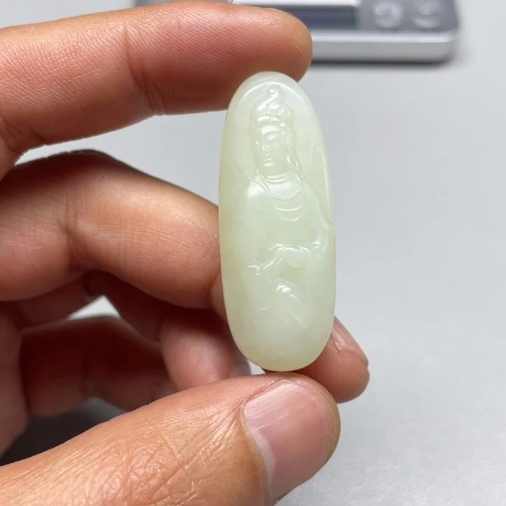 和田玉吊坠(不含链)未镶嵌涅**生