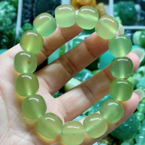 蛇纹石玉未镶嵌手串