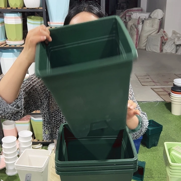 特价方盆口23高26军绿4只带托