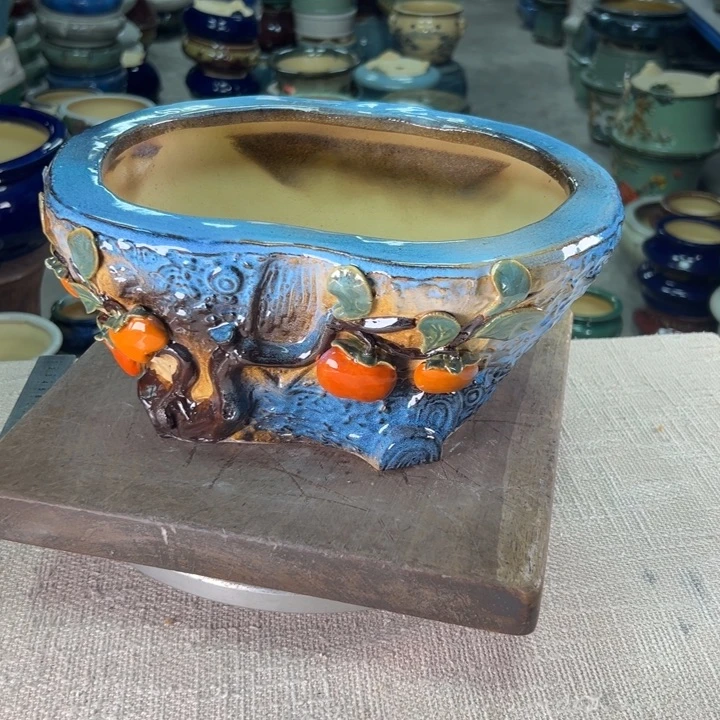 泳坤堂石湾盆陶瓷