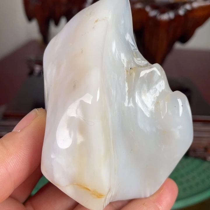 石材家居摆件硅化木