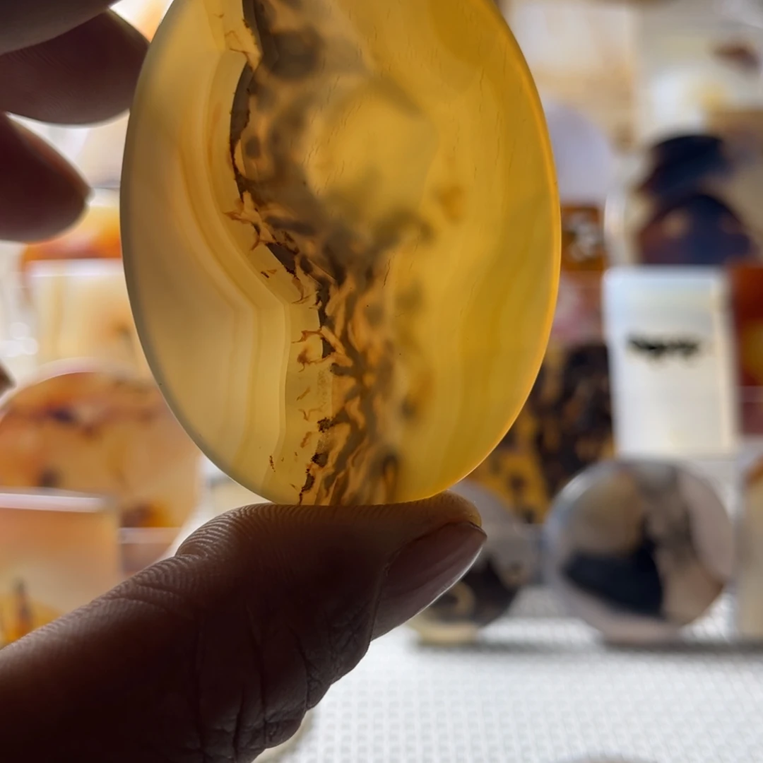 玛瑙/玉髓未镶嵌吊坠(不含链)