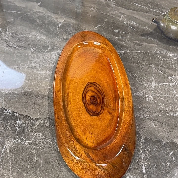 香樟木实木茶盘35*15