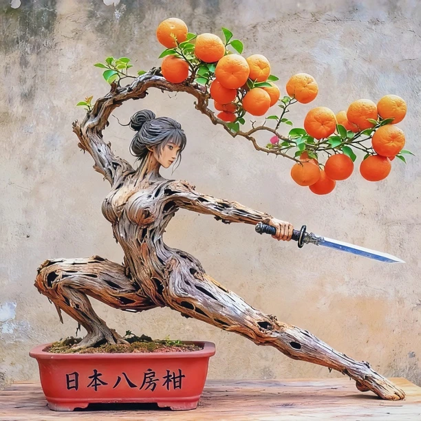 名贵八房柑盆栽苗花期果期时间长无刺可食用绿植物好养易活微盆景