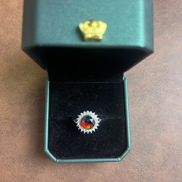 斑彩 六芒星 戒