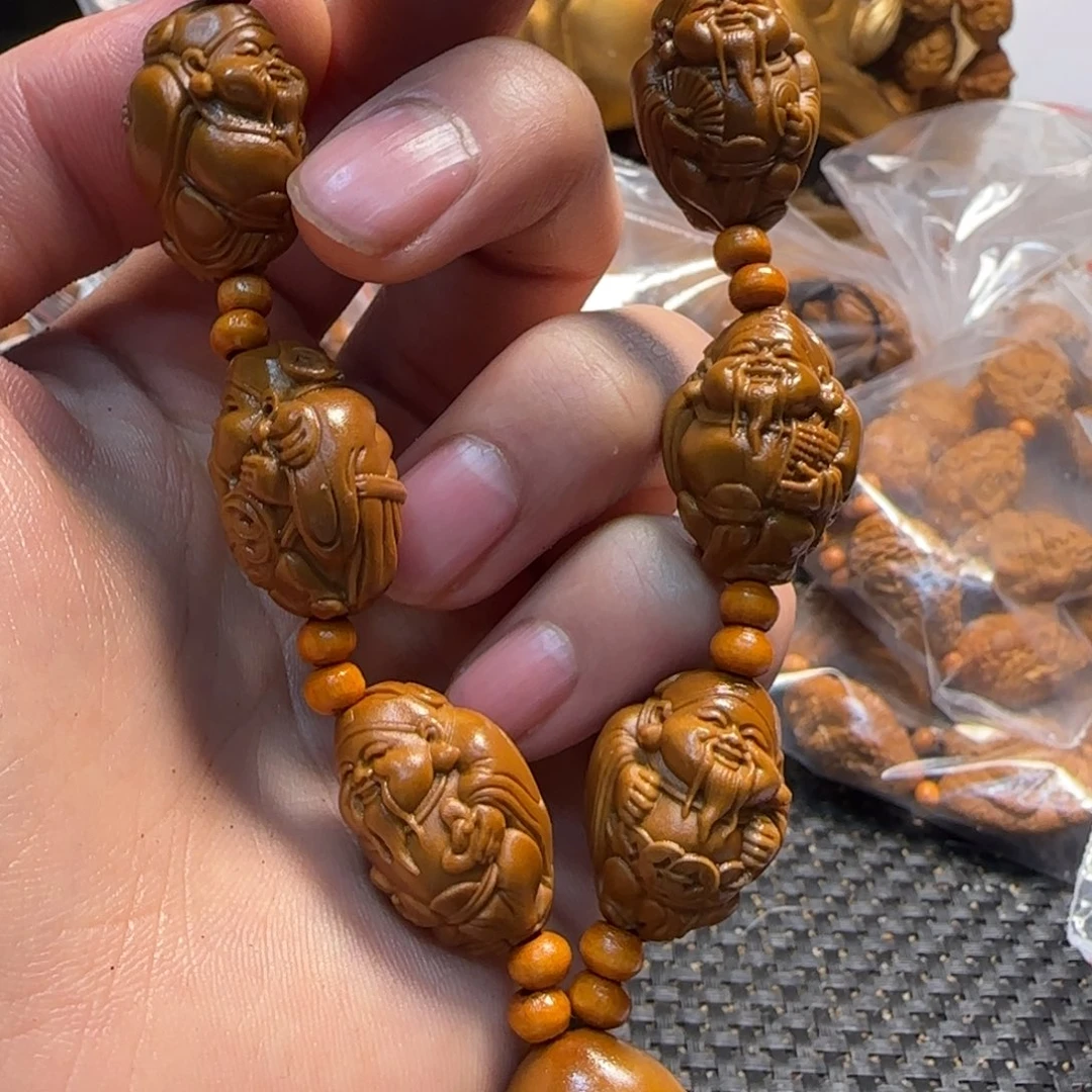 橄榄核手串/手链元甲财神