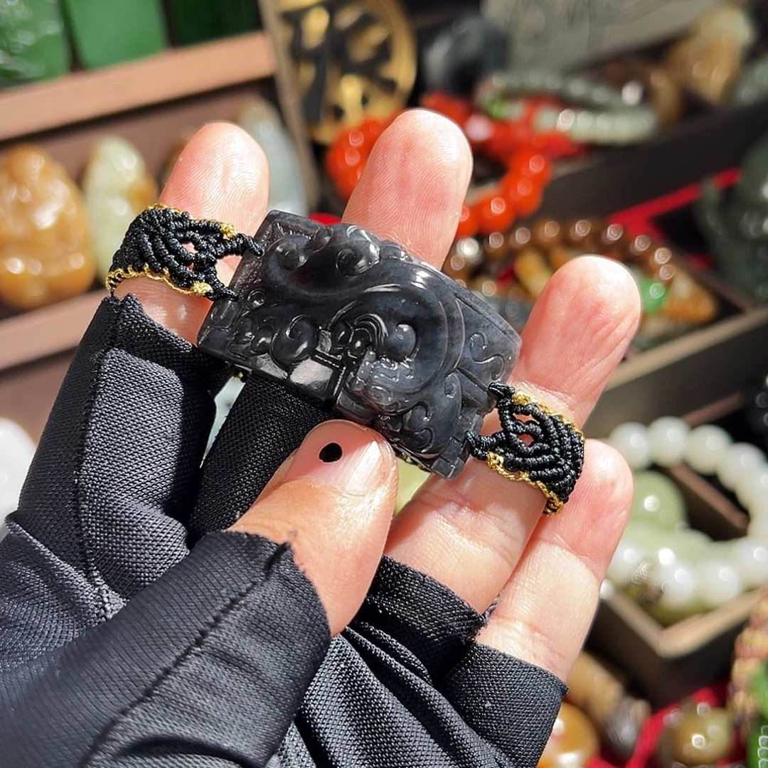 和田玉手绳未镶嵌