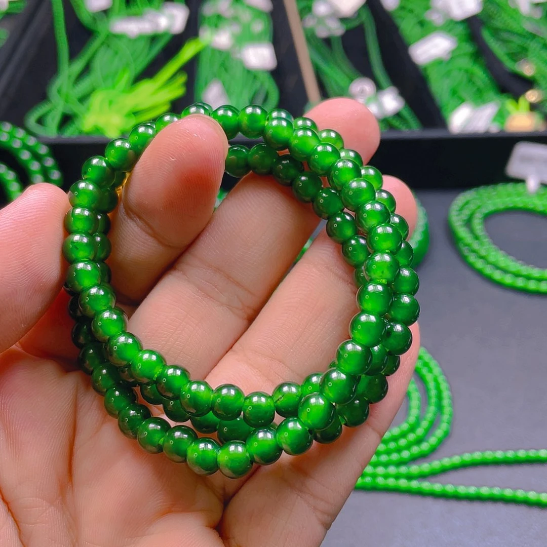 翡翠未镶嵌颈饰8888888888988