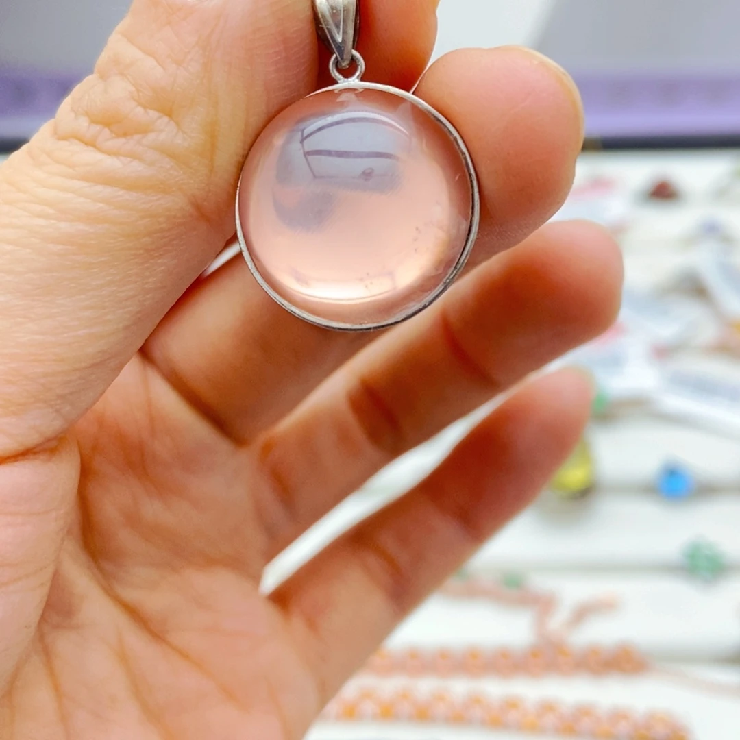 吊坠(赠链)银S925镶嵌水晶