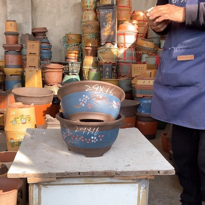 紫砂花盆紫砂花盆