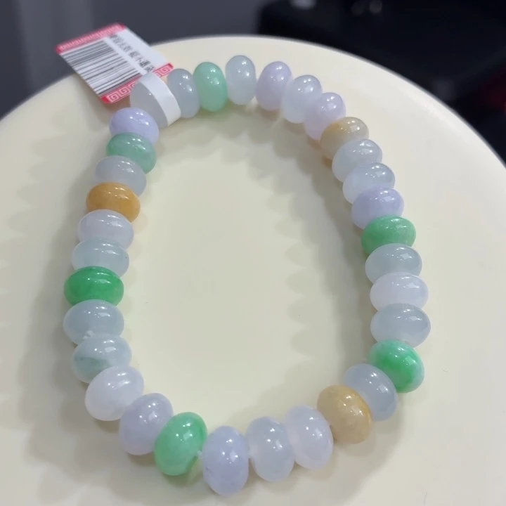 未镶嵌手链翡翠多宝鼓珠卡8.9