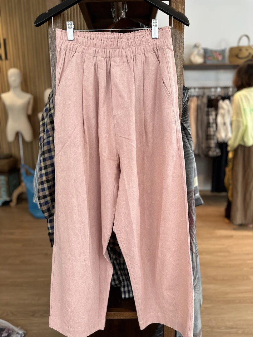 TAYA泰国手工棉麻时尚休闲裤清新