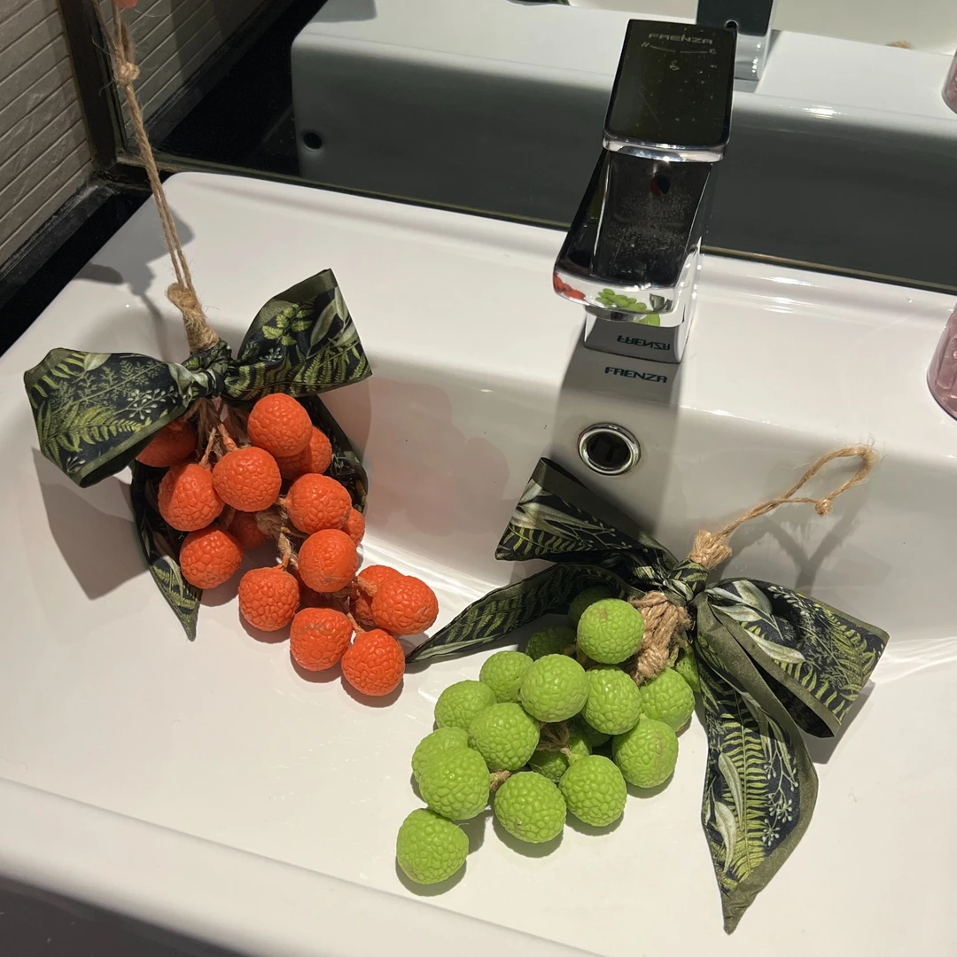 荔枝香皂仿真水果造型肥皂创意手工植物皂伴手礼送人沐浴洗手皂