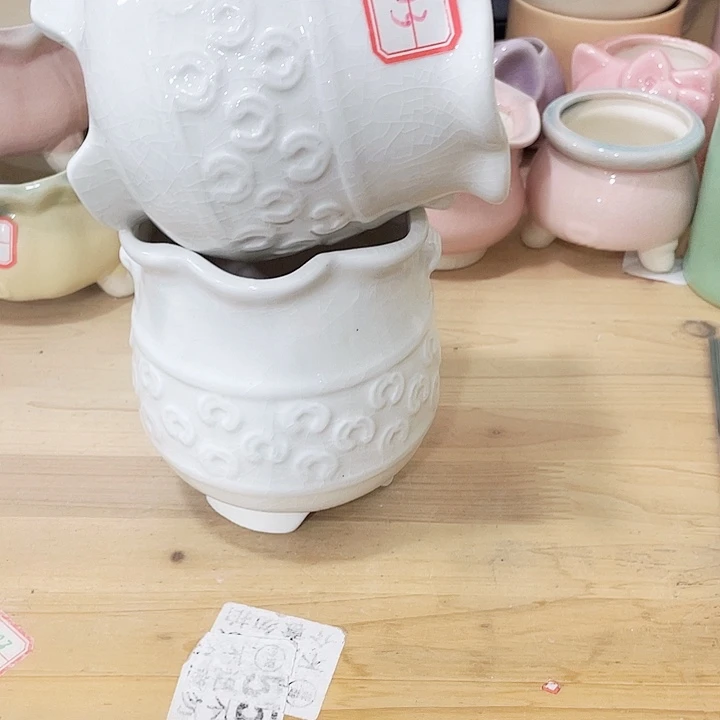 陶瓷花盆全场12包邮