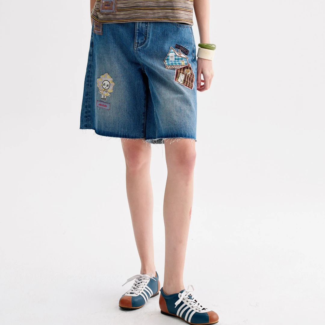 【茉舍】 HI TO HI Hi   女孩家中裤  H5709-988