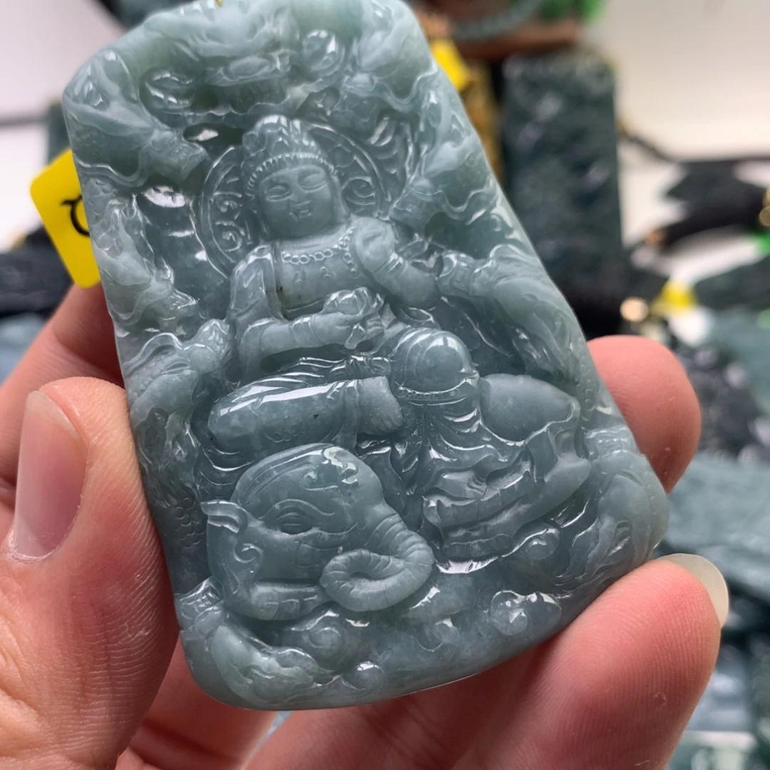 颈饰未镶嵌翡翠普贤