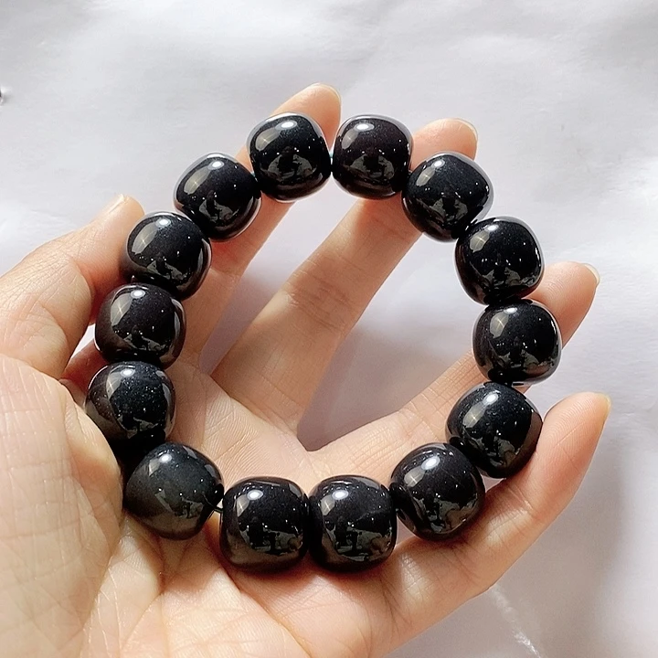 密玉（石英质玉）手链未镶嵌静*