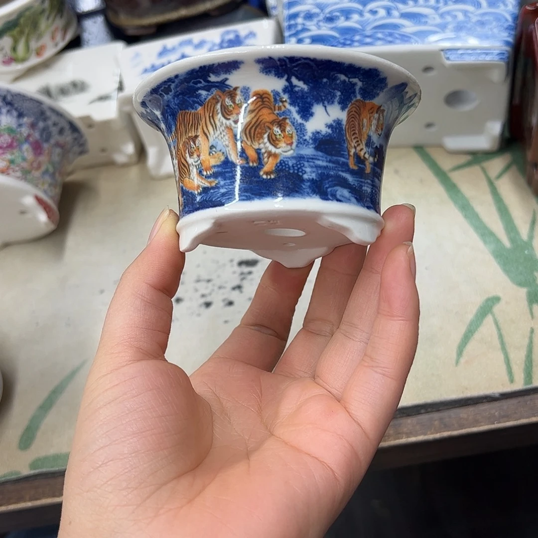 紫砂花盆028号瑕疵9.5/5cm