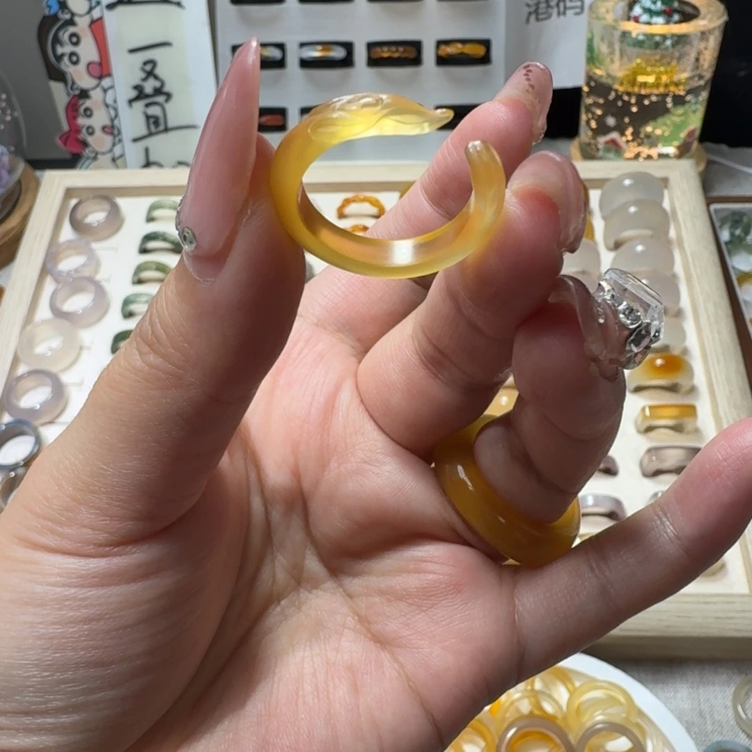 未镶嵌戒指玛瑙/玉髓836港17