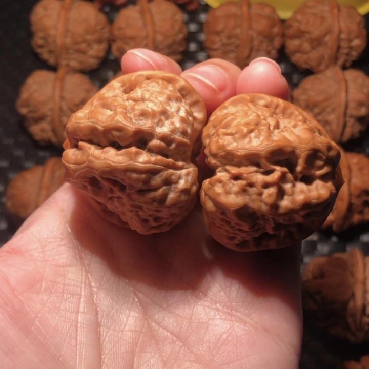 独***网文玩核桃把件蛙王