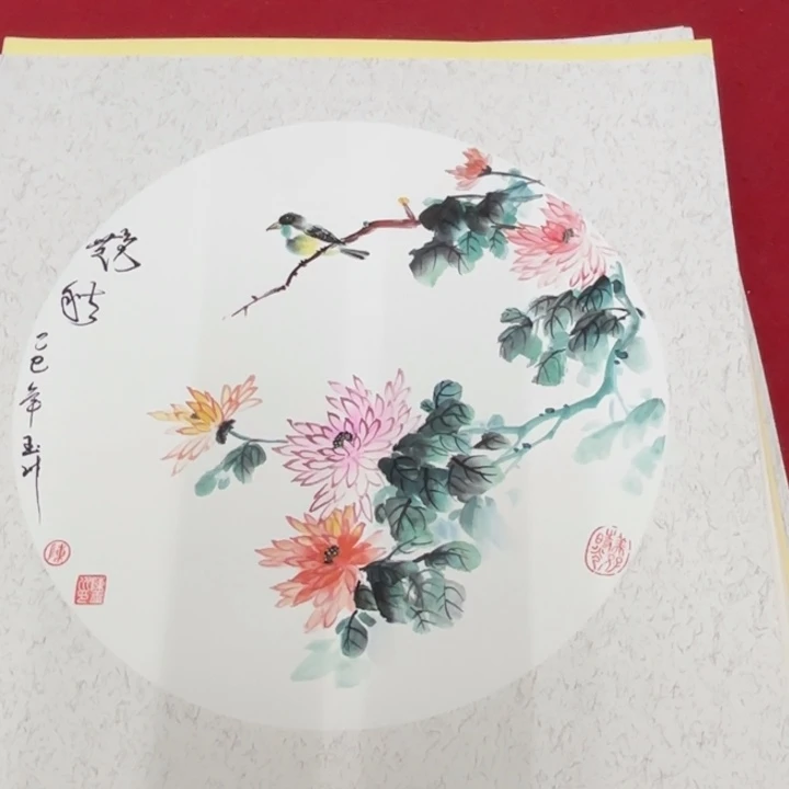国画花鸟的翅膀和翅膀是一样的
