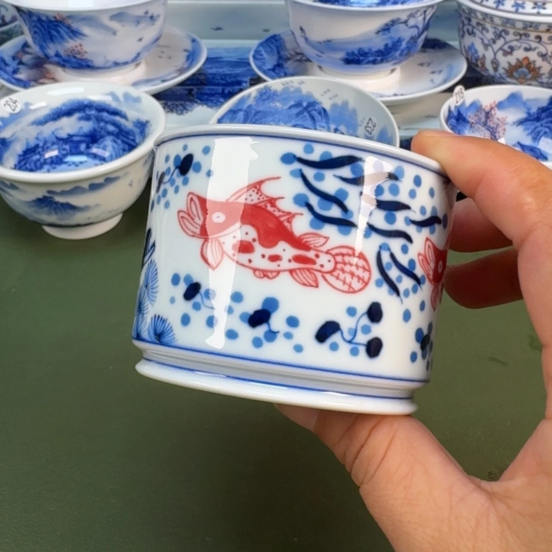 景德镇纯手绘茶具圆圆216