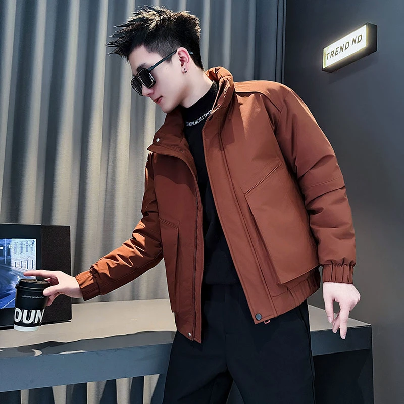 立领棉服男款冬季爆款2025新款保暖加厚棉衣外套潮牌冬装短款棉袄