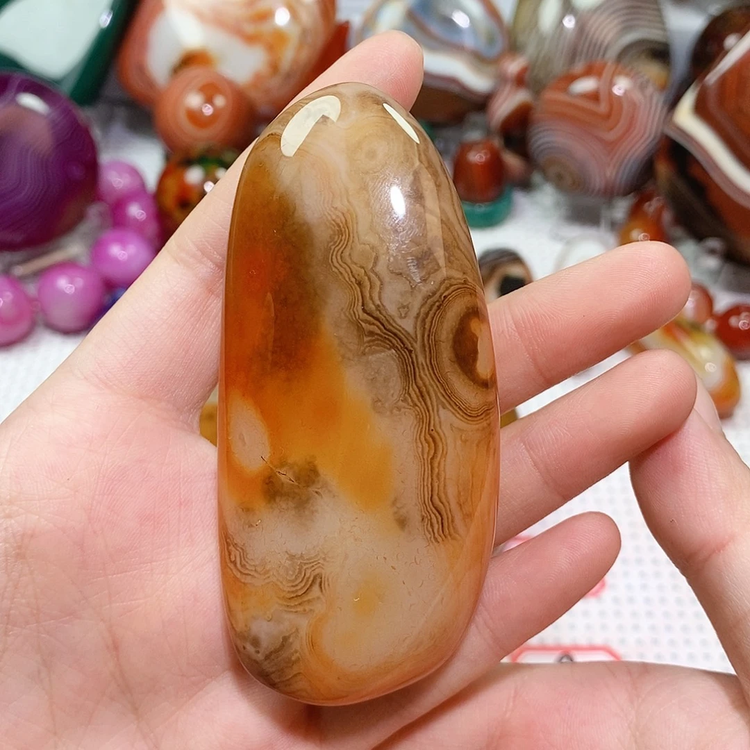 木***言玛瑙/玉髓未镶嵌珠宝奇石