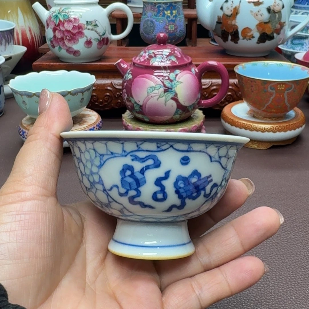 瓷片景德镇仿古手工制作精品展示