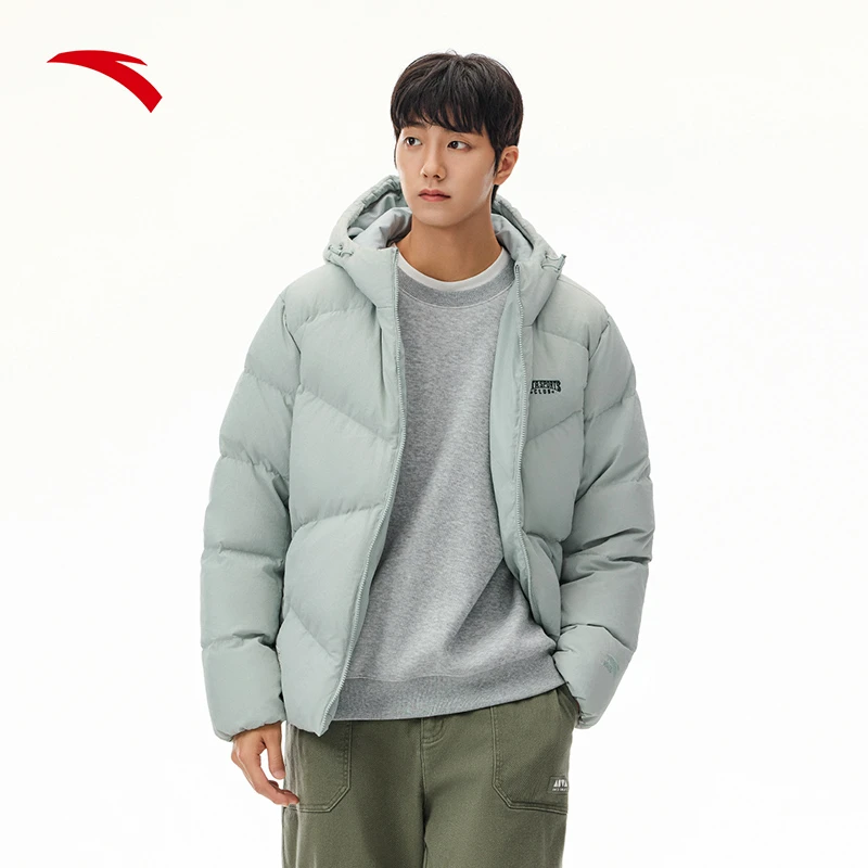 【樊振东同款】安踏短款运动多彩羽绒服男女款保暖棉服厚外套防泼水