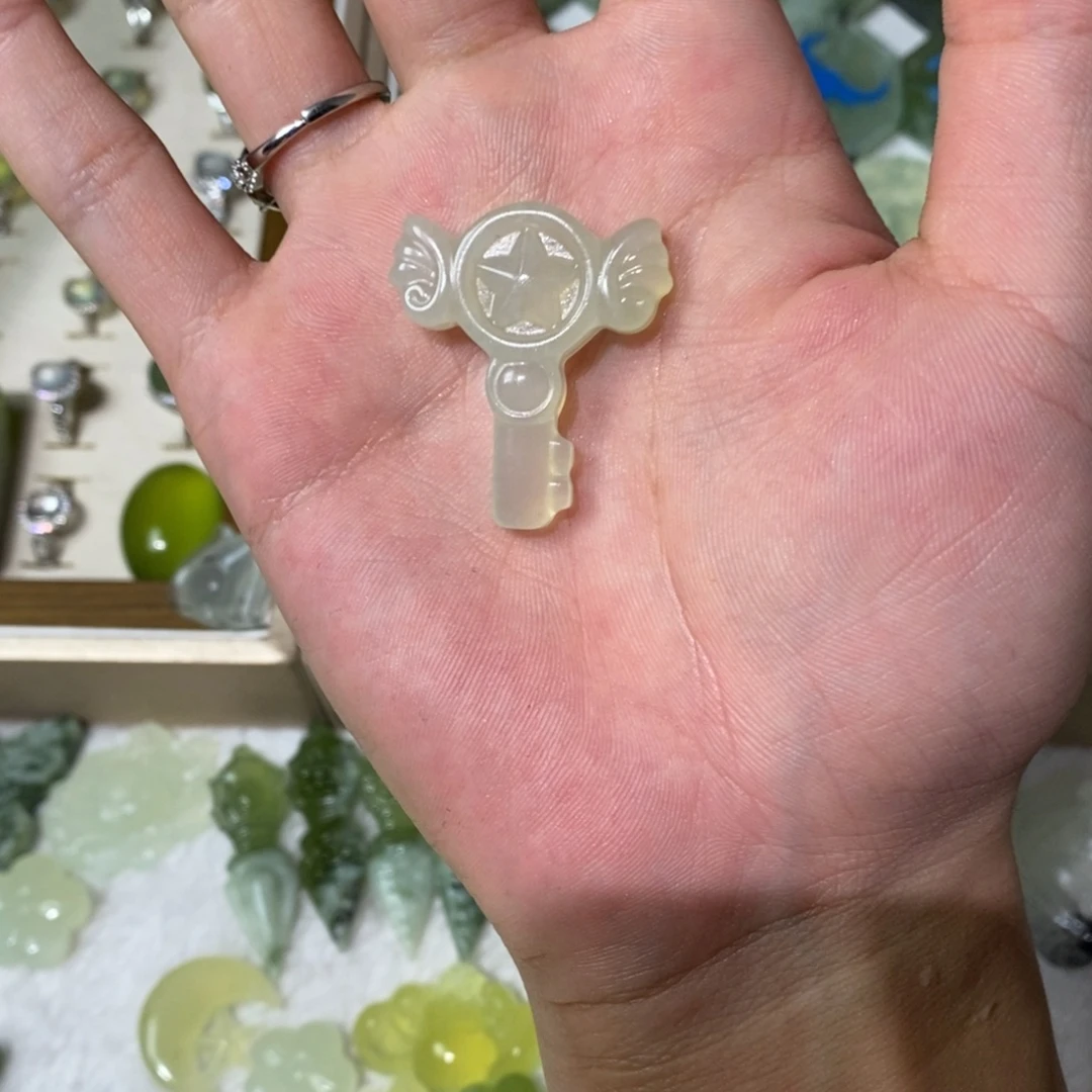 未镶嵌岫玉吊坠(不含链)