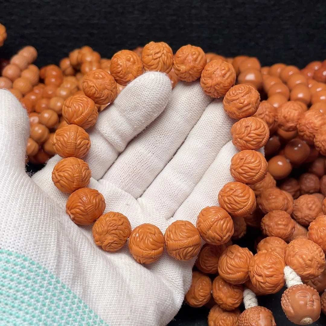 ༺***༻猴头核桃吊坠大圣手串