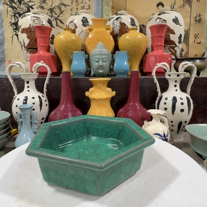 瓷片手工制作陶瓷摆件