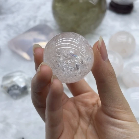 水晶未镶嵌珠宝半成品